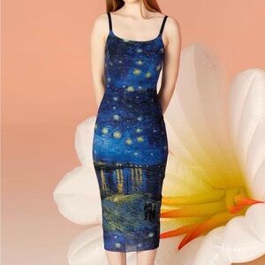 Blackmilk Starry Night on the Rhône Dress